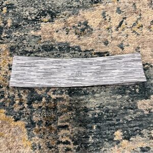Lululemon Gray Striped Headband